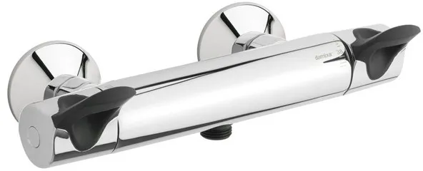 Damixa Thermixa 300 brusearmatur med care-greb, krom/sort